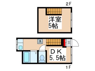 オリ－ブ国立の物件間取画像